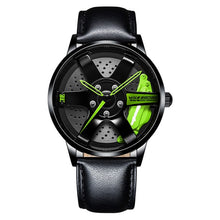 Load image into Gallery viewer, NIBOSI 2020 Car Rim Hub Wheel Watch Custom Design Car Rim Sports Wheel Watch Waterproof Creative Male Watches Men's Wristwatch