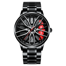 Load image into Gallery viewer, NIBOSI 2020 Car Rim Hub Wheel Watch Custom Design Car Rim Sports Wheel Watch Waterproof Creative Male Watches Men's Wristwatch