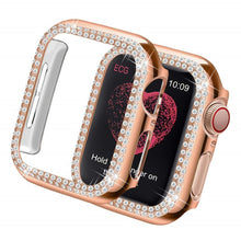 Load image into Gallery viewer, Case for Apple watch series 5 4 44mm 40mm Apple watch Accessories cover Bumper Double Diamond Protector case iWatch 3 42mm 38 mm