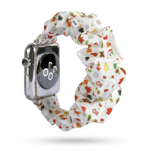 Load image into Gallery viewer, Women Scrunchie Elastic Watch Band for Apple Watch Band 38mm/40mm 42mm/44mm Casual Women Girls Strap Bracelet for iwatch series