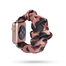 Load image into Gallery viewer, Women Scrunchie Elastic Watch Band for Apple Watch Band 38mm/40mm 42mm/44mm Casual Women Girls Strap Bracelet for iwatch series