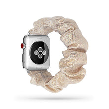 Load image into Gallery viewer, Women Scrunchie Elastic Watch Band for Apple Watch Band 38mm/40mm 42mm/44mm Casual Women Girls Strap Bracelet for iwatch series