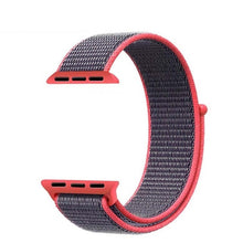 Load image into Gallery viewer, Nylon strap For Apple Watch Band Series 5&amp;4&amp;3&amp;2 44/40mm Breathable for iWatch Replacement Band Sport Loop series 4 38mm 42mm
