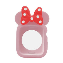 Load image into Gallery viewer, Soft Silicone Replacement Cove bumper For Apple Watch 4 44/40mm Cute Minnie Protective Case for iWatch 3/2/1 Accessories 38/42mm
