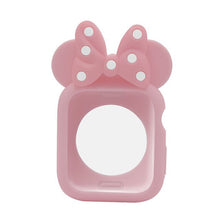 Load image into Gallery viewer, Soft Silicone Replacement Cove bumper For Apple Watch 4 44/40mm Cute Minnie Protective Case for iWatch 3/2/1 Accessories 38/42mm
