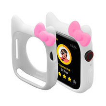 Load image into Gallery viewer, Soft Silicone Replacement Cove bumper For Apple Watch 4 44/40mm Cute Minnie Protective Case for iWatch 3/2/1 Accessories 38/42mm
