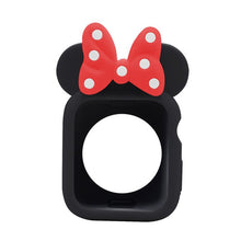 Load image into Gallery viewer, Soft Silicone Replacement Cove bumper For Apple Watch 4 44/40mm Cute Minnie Protective Case for iWatch 3/2/1 Accessories 38/42mm
