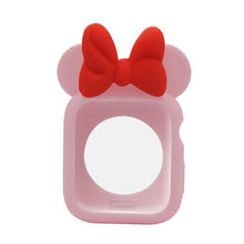 Load image into Gallery viewer, Soft Silicone Replacement Cove bumper For Apple Watch 4 44/40mm Cute Minnie Protective Case for iWatch 3/2/1 Accessories 38/42mm
