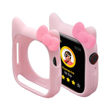 Load image into Gallery viewer, Soft Silicone Replacement Cove bumper For Apple Watch 4 44/40mm Cute Minnie Protective Case for iWatch 3/2/1 Accessories 38/42mm
