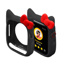 Load image into Gallery viewer, Soft Silicone Replacement Cove bumper For Apple Watch 4 44/40mm Cute Minnie Protective Case for iWatch 3/2/1 Accessories 38/42mm
