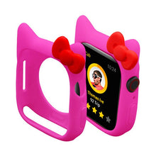 Load image into Gallery viewer, Soft Silicone Replacement Cove bumper For Apple Watch 4 44/40mm Cute Minnie Protective Case for iWatch 3/2/1 Accessories 38/42mm
