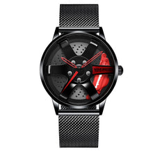 Load image into Gallery viewer, NIBOSI 2020 Car Rim Hub Wheel Watch Custom Design Car Rim Sports Wheel Watch Waterproof Creative Male Watches Men&#39;s Wristwatch
