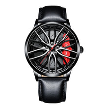 Load image into Gallery viewer, NIBOSI 2020 Car Rim Hub Wheel Watch Custom Design Car Rim Sports Wheel Watch Waterproof Creative Male Watches Men&#39;s Wristwatch
