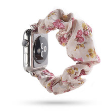 Load image into Gallery viewer, Women Scrunchie Elastic Watch Band for Apple Watch Band 38mm/40mm 42mm/44mm Casual Women Girls Strap Bracelet for iwatch series

