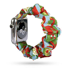 Load image into Gallery viewer, Women Scrunchie Elastic Watch Band for Apple Watch Band 38mm/40mm 42mm/44mm Casual Women Girls Strap Bracelet for iwatch series
