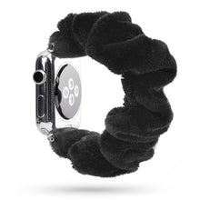 Load image into Gallery viewer, Women Scrunchie Elastic Watch Band for Apple Watch Band 38mm/40mm 42mm/44mm Casual Women Girls Strap Bracelet for iwatch series
