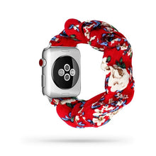 Load image into Gallery viewer, Women Scrunchie Elastic Watch Band for Apple Watch Band 38mm/40mm 42mm/44mm Casual Women Girls Strap Bracelet for iwatch series
