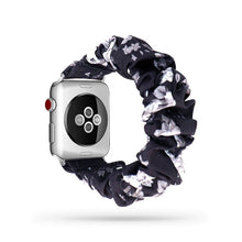 Load image into Gallery viewer, Women Scrunchie Elastic Watch Band for Apple Watch Band 38mm/40mm 42mm/44mm Casual Women Girls Strap Bracelet for iwatch series
