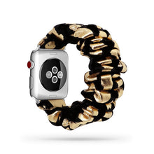 Load image into Gallery viewer, Women Scrunchie Elastic Watch Band for Apple Watch Band 38mm/40mm 42mm/44mm Casual Women Girls Strap Bracelet for iwatch series
