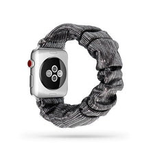 Load image into Gallery viewer, Women Scrunchie Elastic Watch Band for Apple Watch Band 38mm/40mm 42mm/44mm Casual Women Girls Strap Bracelet for iwatch series
