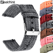 Load image into Gallery viewer, nylon watchband For Samsung Galaxy Gear S3 S2 Class Soft Breathable Replacement Strap Sport Loop 22mm 20mm Universal band
